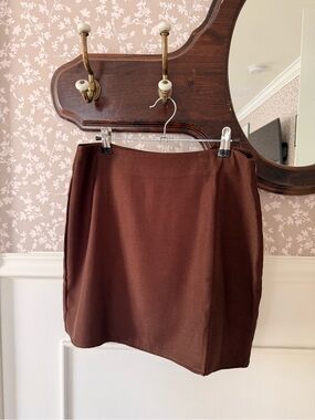 Dark Brown Skirt